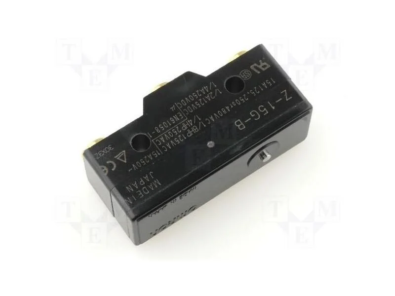 Microinterruptor Snap Action, 15a/250vac, 6a/30vdc, com N&uacute;cleo