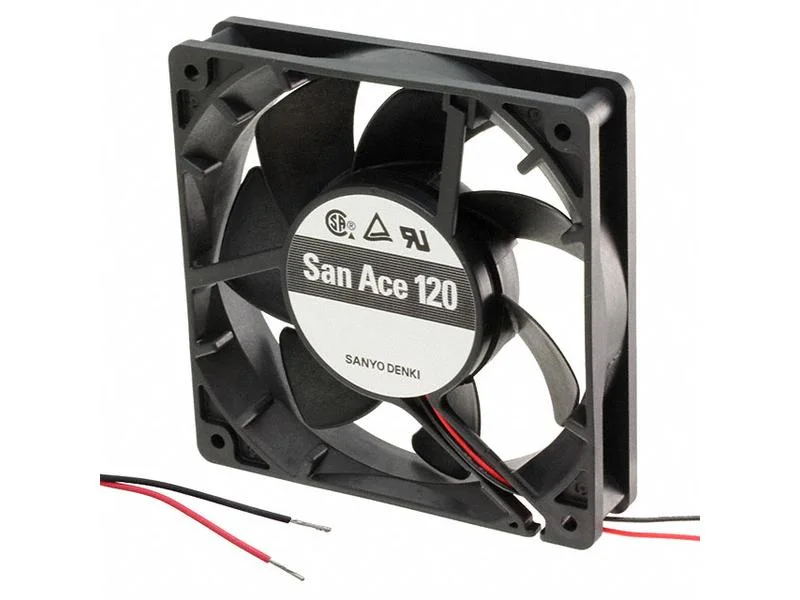 Ventilador: DC, transversal, 12VDC, 120x120x25mm,.