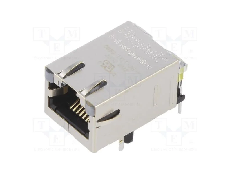 Tomada, Rj45, Pin: 8, Blindadas,Com D&iacute;odo Led, Sistema: 8p8c, Tht