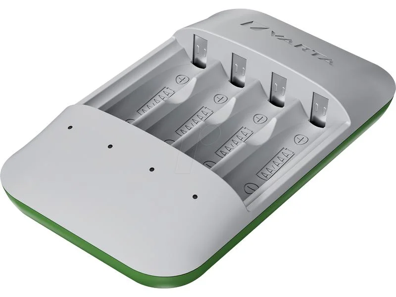 Carregador Varta Eco Charger Pro Recycled + Pilhas