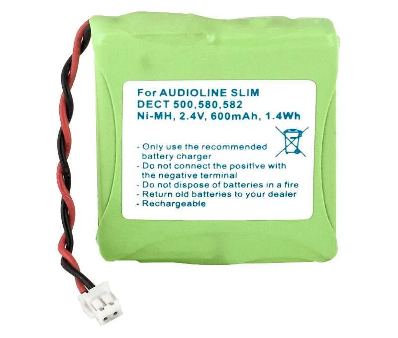 Pack de Bater&iacute;as para Tel&eacute;fono 2,4v/600mah Ni-Mh
