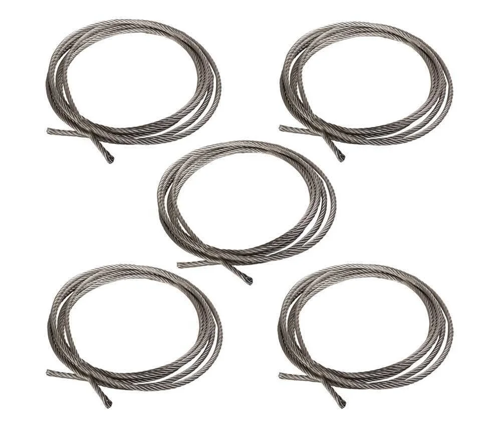 Kit de 5 Cables de Acero para Vientos