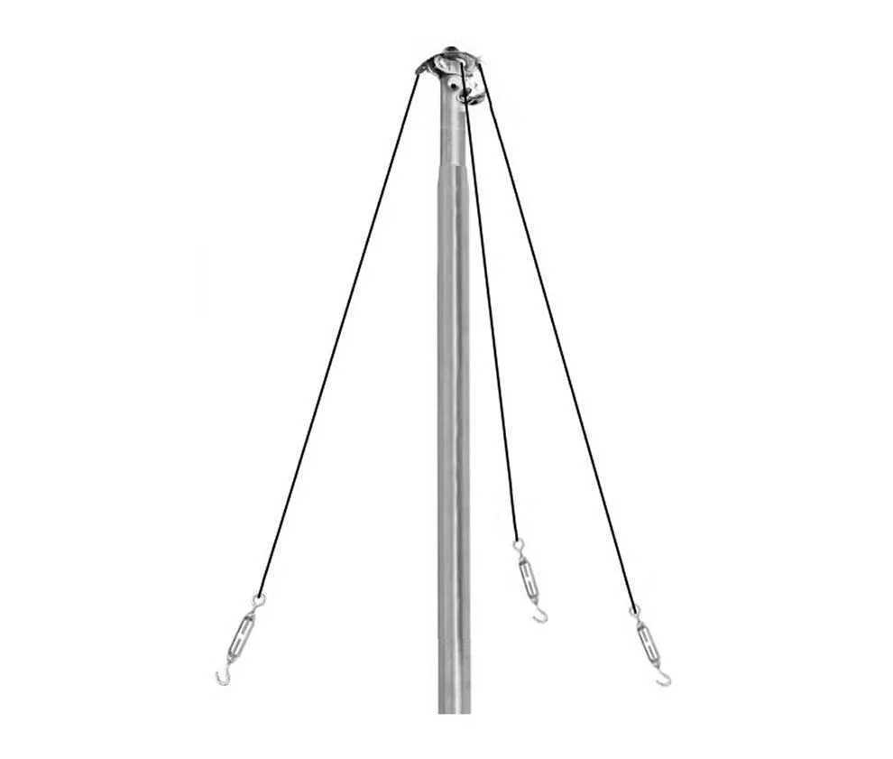 M&aacute;stil de Antena Telesc&oacute;pico de 1,55m-4,50m. Con .