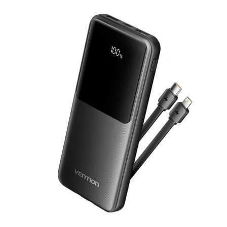 Powerbank 10000mah Vention Fhob0/ 22.5w/ Negra/ I.