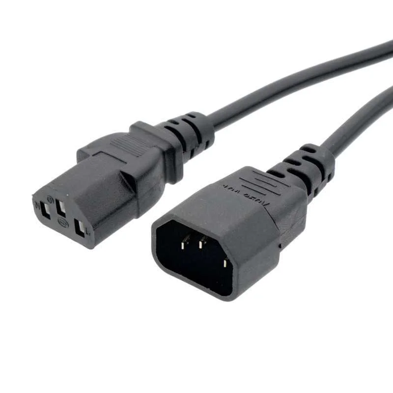 Cabo de Alimenta&ccedil;&atilde;o Iec C13 a C14 - 1,8 M