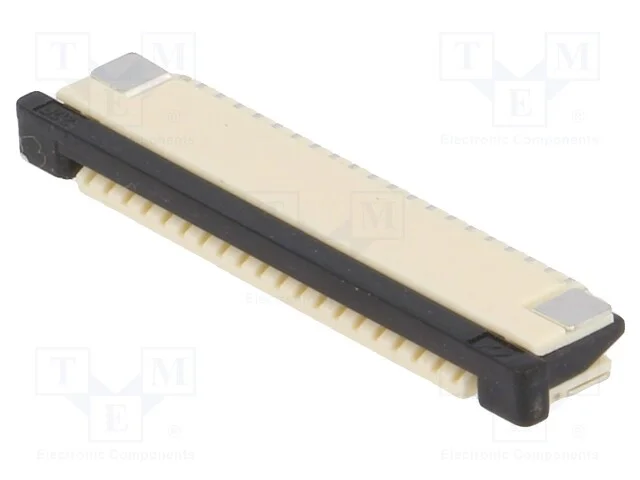 Conector: Ffc/Fpc, Horizontais, Pin: 20, Contactos Inferiores,Zif