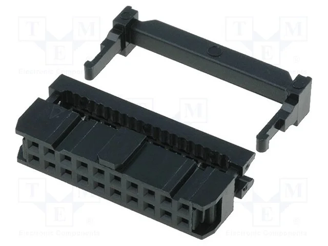 Ficha; Idc; F&ecirc;mea; Pin: 20; com Aperto de Cabo; Idc; para Fita