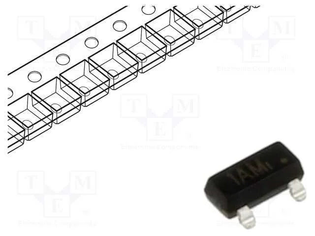 Trans&iacute;stor: NPN, bipolar, 40V, 0,2A, 350mW, SOT23