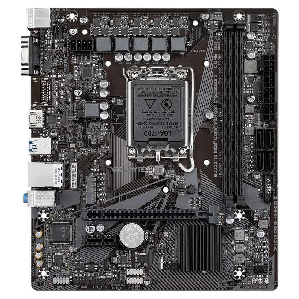 Gigabyte | H610m H V2 G1.0 | Processor Family Intel | Processor Socket Lga1700 | Ddr4 Dimm | Support