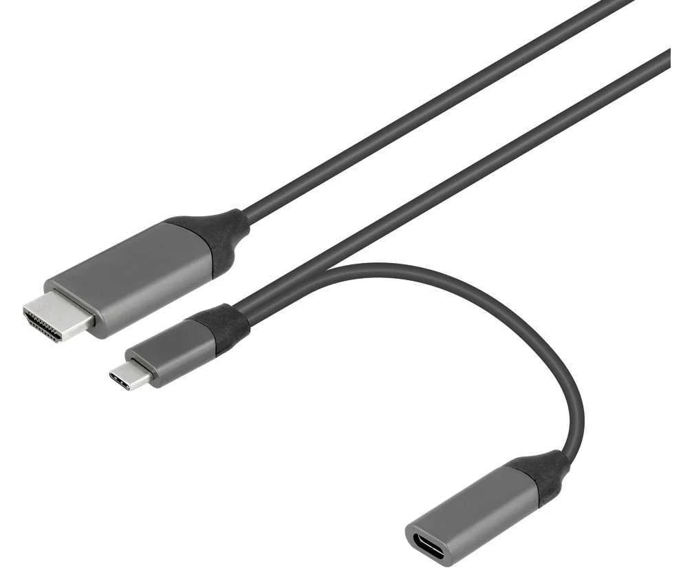 Conexi&oacute;n Usb C 3.1 Macho Y Hembra a Hdmi 4k