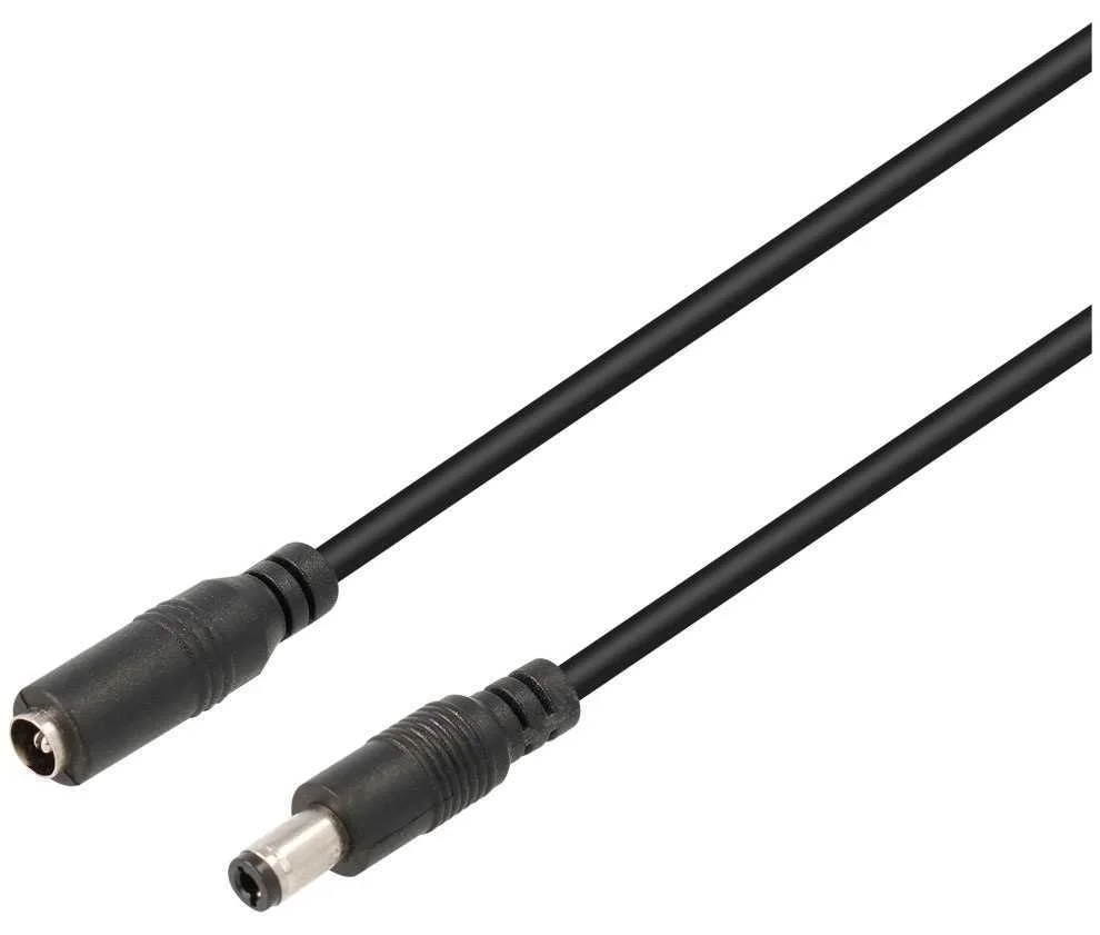 Conexi&oacute;n Jack Hueco 5.5x2.1mm Macho - Hembra 10.0m