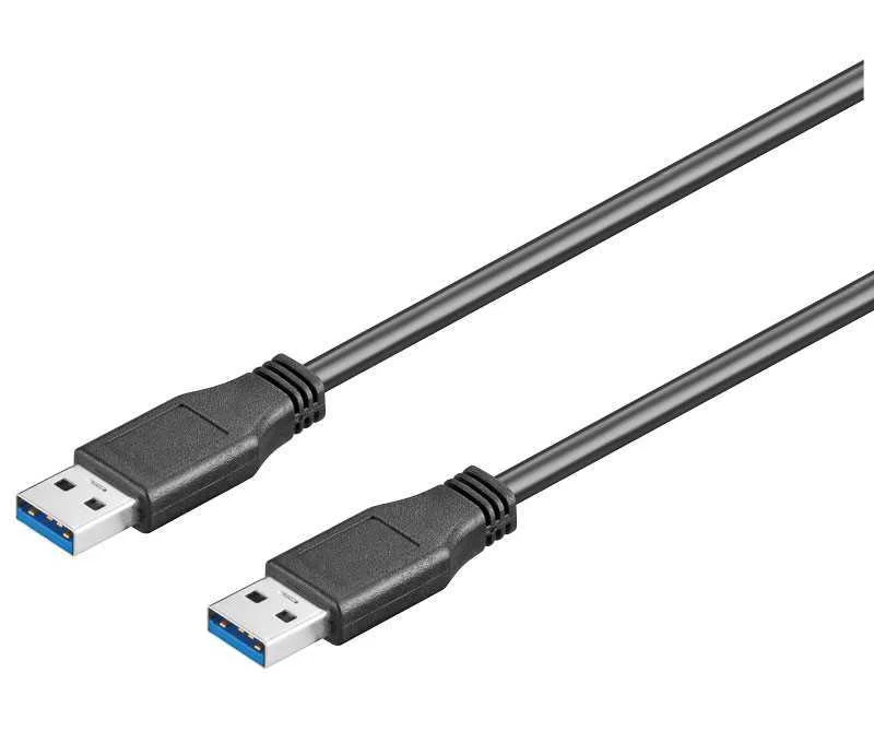 Liga&ccedil;&atilde;o Usb-A 20 Macho-Macho Usb-A 20, Preto