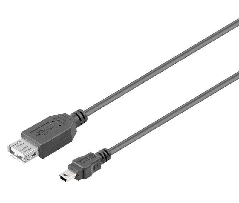Conexi&oacute;n Usb-A 2.0 Hembra - Mini Usb Macho