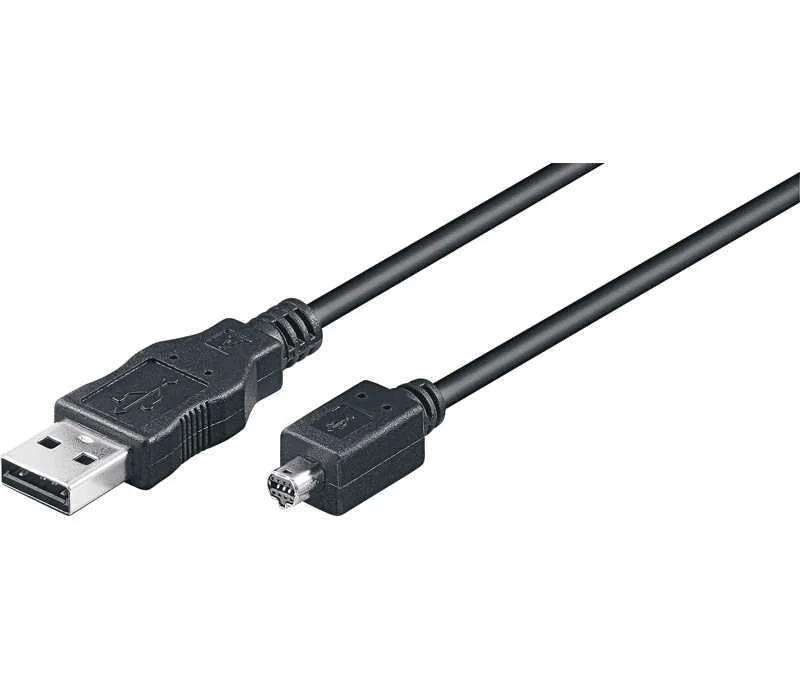 Liga&ccedil;&atilde;o Macho Usb-A 20 para Macho Nikon