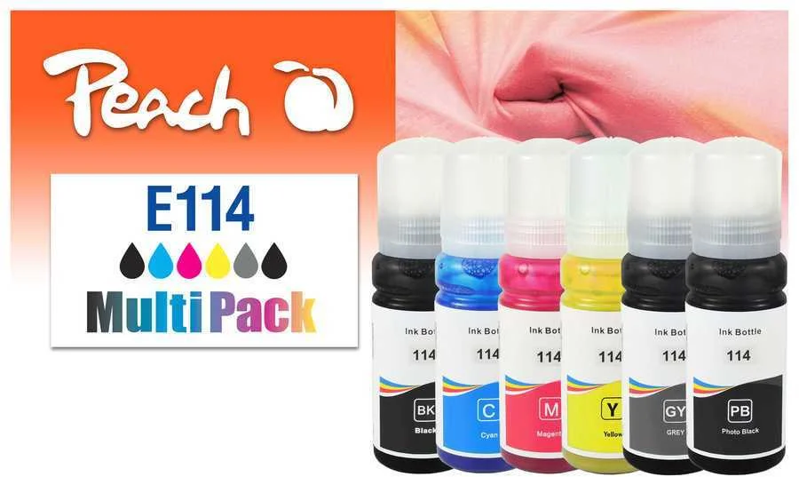 PEACH 321706 TINTEIRO 6 UNIDADE(S) COMPAT&Iacute;VEL REN.