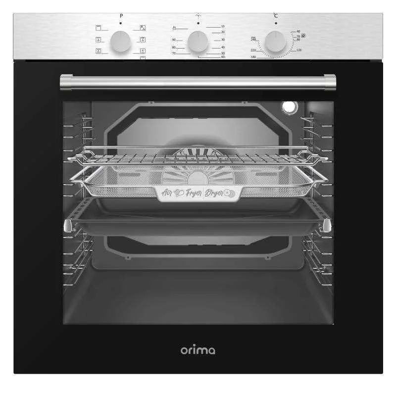 Forno de Encastre Multifun&ccedil;&otilde;es Or-80-Afmx 80l 2500w Preto/Inox - Orima