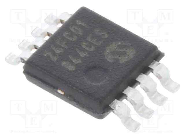 IC: mem&oacute;ria EEPROM, 1kbEEPROM, I2C, 128x8bit, 1,7.