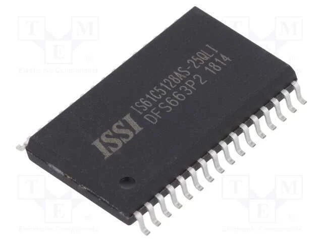 IC: mem&oacute;ria SRAM, 4MbSRAM, 512kx8bit, 5V, 25ns, S.
