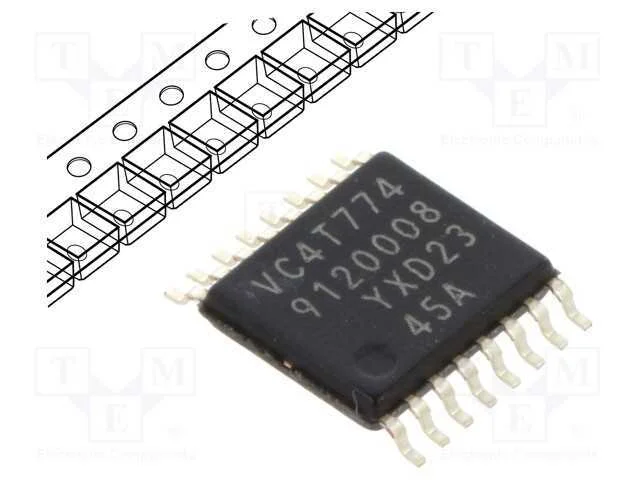 IC: digital, CMOS, 800mVDC&divide;3,6VDC, SMD, TSSOP16, .