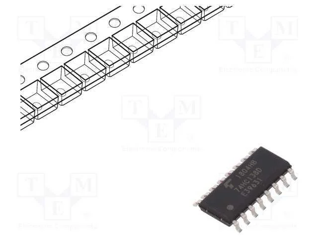 Ic: Digital; 3 To 8 Line,Descodificador; C&sup2;mos; Smd; So16; Hc; 16ns