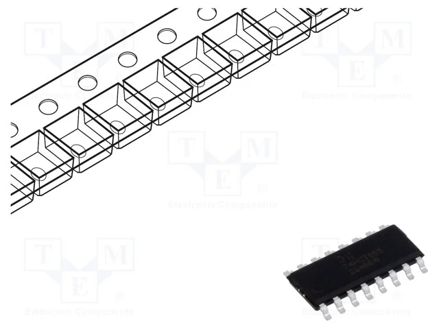 Ic: Digital; Ch: 8; Cmos,Ttl; Smd; So16; 4,5&divide;5,5vdc; Hct; -40&divide;150&deg;c