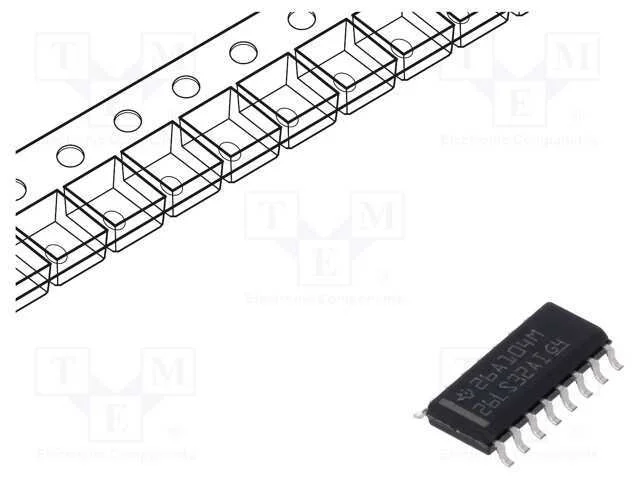 IC: interface; recetor de linha; half duplex,RS422 / RS423; SO16