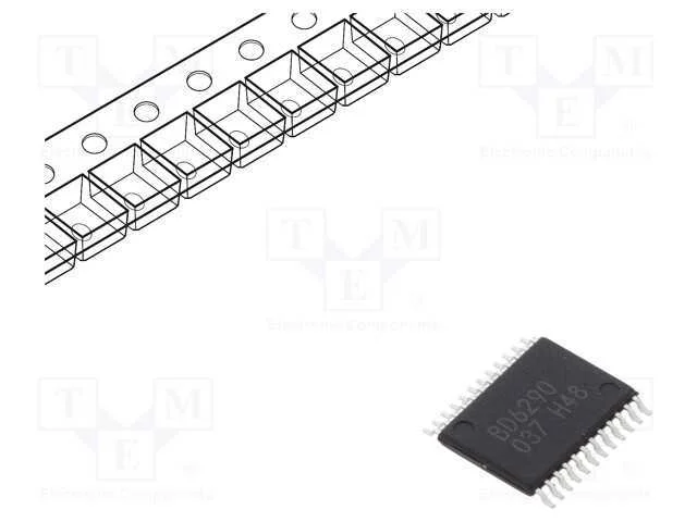 Ic: Driver; Ponte H; Controlador de Motor Passo-A-Passo; Vssop24