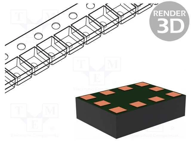 IC: RF switch, DPDT, Ch: 2, ATSLP-10-2, 1,65&divide;3,4V.