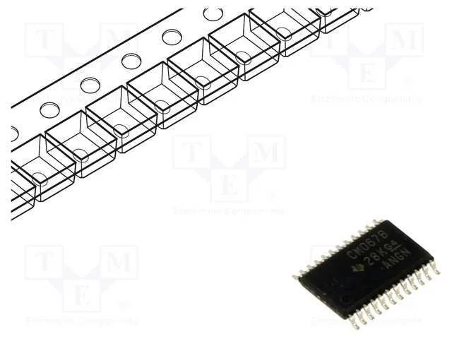 IC: multiplexador, TSSOP24