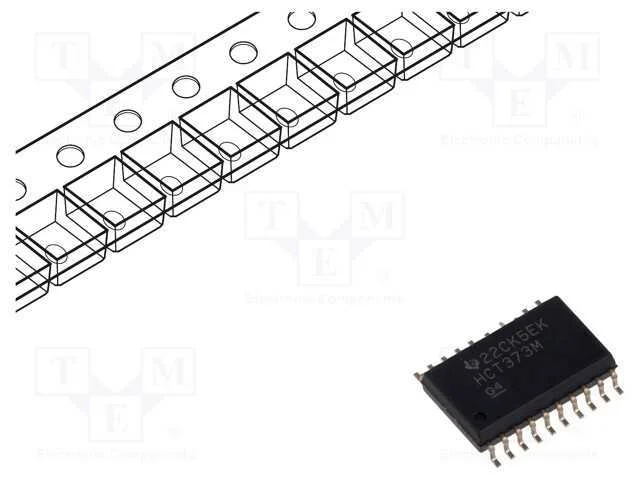 Ic: Digital; Trinco Transparente D; Ch: 8; 4,5&divide;5,5vdc; Smd; Soic20