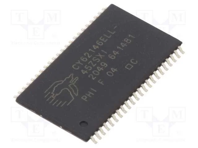 Ic: Mem&oacute;ria Sram; 4mbsram; 256kx16bit; 4,5&divide;5,5v; 45ns; Tsop44 Ii
