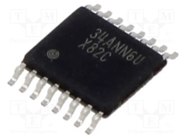Ic: Conversor D/A; 8bit; 220ksps; Ch: 8; Tssop16; -40&divide;125&deg;c