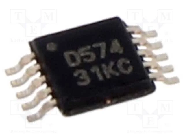 Ic: Conversor D/A; 8bit; 188ksps; Ch: 4; Vssop10; -40&divide;105&deg;c