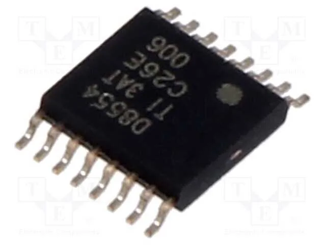 Ic: Conversor D/A; 16bit; 200ksps; Ch: 4; Tssop16; -40&divide;105&deg;c; &plusmn;1lsb