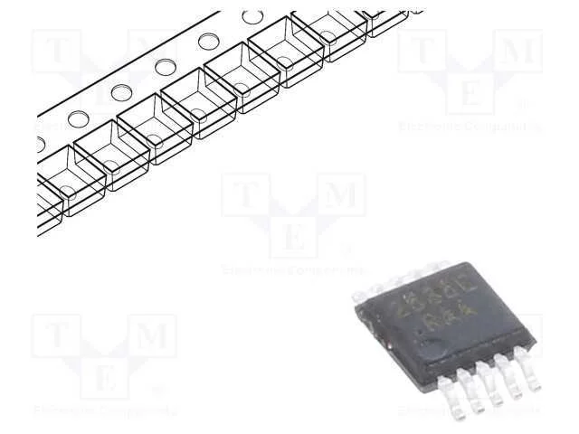Ic: Comutador Anal&oacute;gico; Spdt; Ch: 2; Msop10; 1,65&divide;5,5v; Rolo,Fita