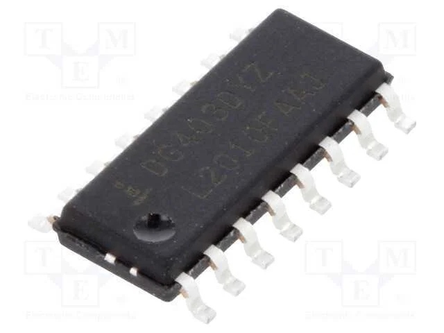 IC: comutador anal&oacute;gico, SPDT, Ch: 2, SO16, tubo,.