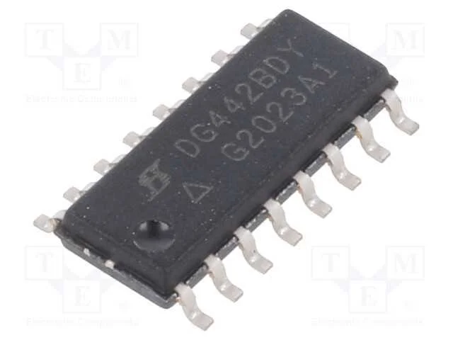 Ic: Comutador Anal&oacute;gico; Spst-No; Ch: 4; So16; -15&divide;15v; Tubo