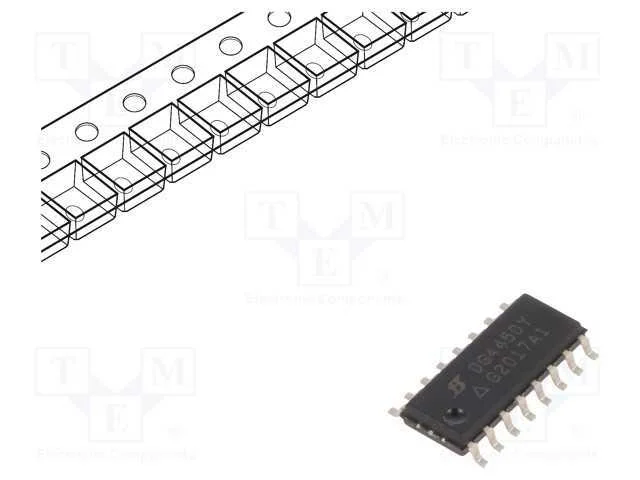 Ic: Comutador Anal&oacute;gico; Spst-No; Ch: 4; So16; 5&divide;20v,5&divide;36v