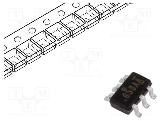 Ic: Comutador Anal&oacute;gico; Spst-Nc; Ch: 1; Tsop6; 4,5&divide;20v,7&divide;36v