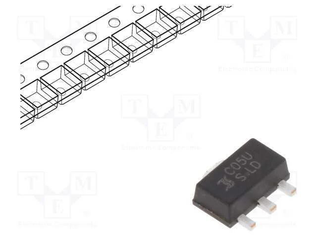 Ic: Estabilizador de Tens&atilde;o; Ldo,Linear,N&atilde;o Regulado; 5v; 0,5a