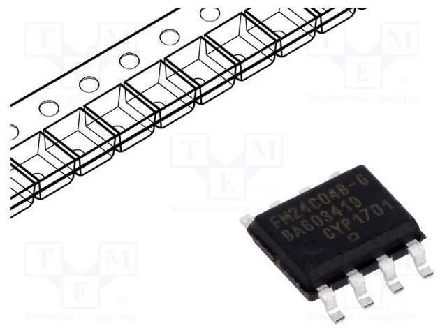 Ic: Mem&oacute;ria Fram; 4kbfram; I2c; 512x8bit; 4,5&divide;5,5vdc; 1mhz; So8