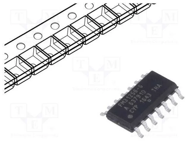 Ic: Mem&oacute;ria Fram; 256kbfram; I2c; 32kx8bit; 2,7&divide;5,5vdc; 1mhz; So14