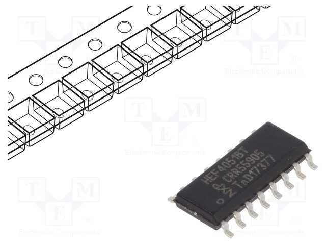 Ic: Digital; Anal&oacute;gico,Demultiplexor,Multiplexor; Ch: 1; Cmos; Smd