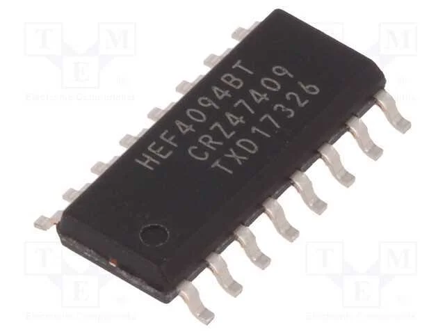 Ic: Digital; Desloque e Guarde,Registo; Cmos; Smd; So16; 3&divide;15vdc