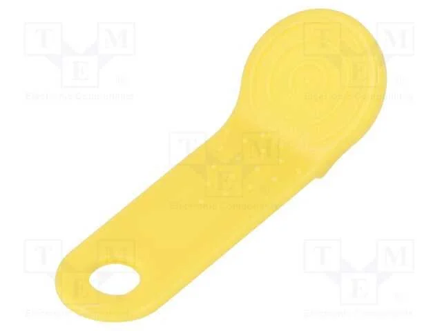 Suporte para Mem&oacute;ria de Pellets em Um Chaveiro; Amarelo