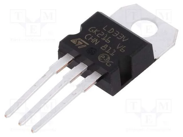 Ic: Estabilizador de Tens&atilde;o; Ldo,Linear,N&atilde;o Regulado; 3,3v; Tht