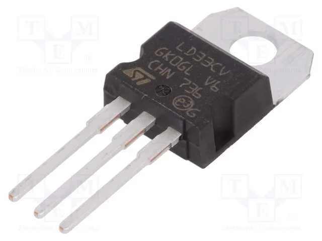 Ic: Estabilizador de Tens&atilde;o; Ldo,Linear,N&atilde;o Regulado; 3,3v; Tht
