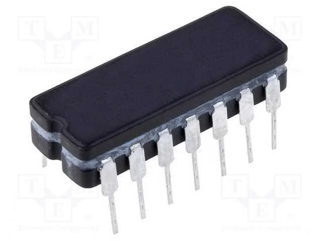 Ic: Comparador; Universal; Cmp: 4; 1,3us; 2&divide;36v; Tht; Cdip14; Tubo