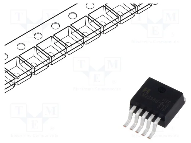 Ic: Pmic; Conversor Dc/Dc; Uent: 8&divide;40v; Usai: 5v; 3a; To263-5; Ch: 1