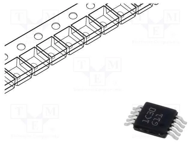 Ic: Amplificador &Aacute;udio; Psai: 105mw; 2&divide;5,5vdc; Ch: 2; Classe Amp: Ab